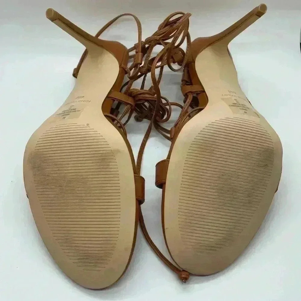 Nine West Mix 3 Brown Sandal Size 8 - Picture 5 of 6
